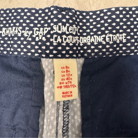 Gap Navy Slim City Khakis pants - Picture 7 of 13